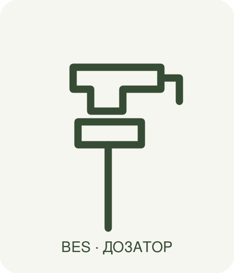 Дозатор для маски BES Midopla 1000 мл