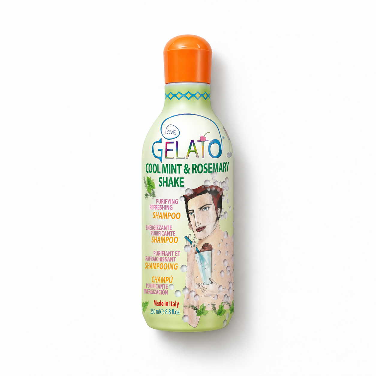 Шампунь для відновлення "М'ятно - розмариновий коктейль" BES Gelato Cool Mint — 250 мл