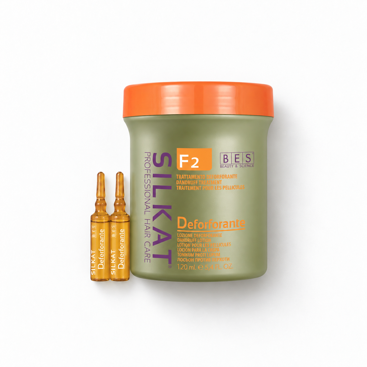 Активний лосьйон BES Silkat Dandruff F2 — 120 мл