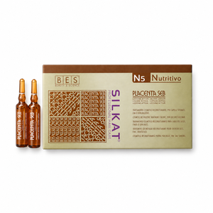 Активний лосьйон для відновлення BES Silkat N5 Placenta SEB — 120 ml (12 × 10 ml)