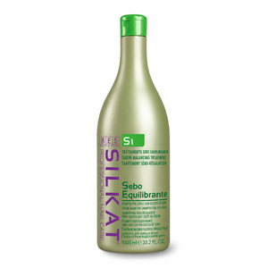 Активний шампунь для жирного волосся BES Silkat Sebo Equilibrante S1 — 1000 ml